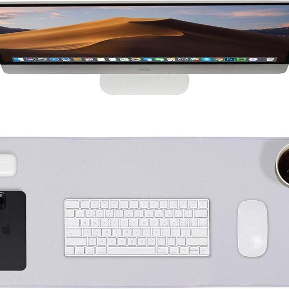 Waterproof Mouse Pad with Durable Stitched Edge, Large Gaming Keyboard Pad, Non- - Picture 1 of 8